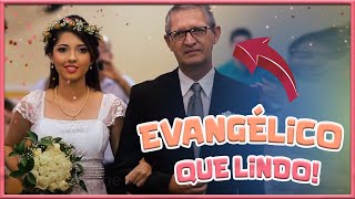 Linda Cerimônia de Casamento Evangélico Na Igreja  EMOCIONANTE [upl. by Yrocaj372]