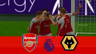 Arsenal vs Wolverhampton Highlights  Premier League 202425 [upl. by Yrelle]