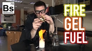 Fire Gel Fuel  Made from Egg Shells and Vinegar [upl. by Pauiie]