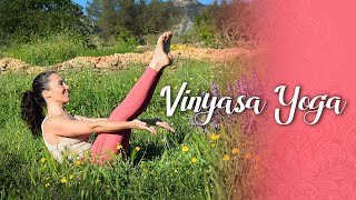 Lezione completa di Vinyasa Yoga livello intermedio [upl. by Gatian]