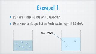 Spädning av lösningar [upl. by Luckin]