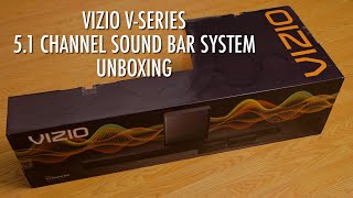 VIZIO VSeries 51 Channel Sound Bar System Unboxing model V51H6 [upl. by Gabriele613]