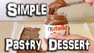 Simple Nutella Pastry Dessert [upl. by Ancell113]