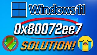 Fix Microsoft Store Error 0x80072ee7 in Windows 11 Solution [upl. by Enilegna]