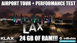 MSFS 2020  Los Angeles International Airport KLAX Tour  Performance Test  4K  Ultra Graphics [upl. by Mundt]