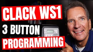 How to SET TIME and PROGRAM CLACK WS1 3 button Valve [upl. by Kneeland]