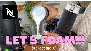 How To Foam Milk With Aeroccino 3 Make Coffee With Foam Tips amp Tricks  Easy Foamed Latte Recipe [upl. by Anik933]