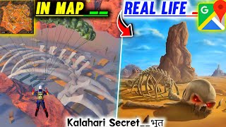 Free Fire  Kalahari Map Real life Place in Garena 😲 Ghost [upl. by Grath68]