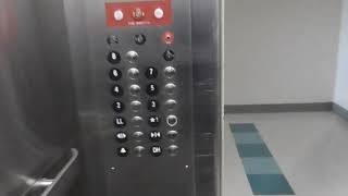 Thyssenkrupp Traction Service Elevator At Baylor All Saints Medical Center TC Terrell MD Tower [upl. by Joselyn58]