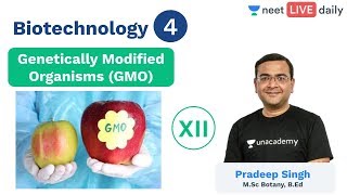 NEET Biotechnology  L 4  GMO  Class 12  Unacademy NEET  Pradeep Sir [upl. by Nednarb]