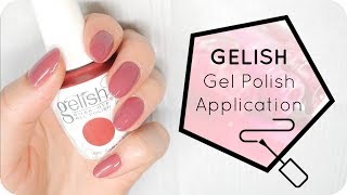 Gelish Gel Polish Manicure Application Indepth [upl. by Epilef]