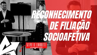 DIREITO DE FAMÍLIA Reconhecimento de filiação socioafetiva [upl. by Ardnod164]