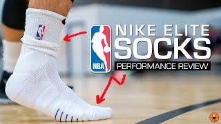 Nike NBA Elite Quick Crew Sock  Performance Review [upl. by Booma]