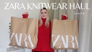 ZARA KNITWEAR HAUL AUTUMN 2023 [upl. by Emmalee]