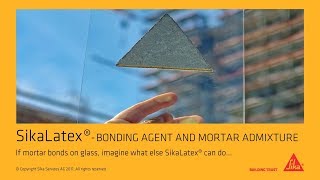 SikaLatex®  Bonding Agent and Mortar Admixture [upl. by Falda]