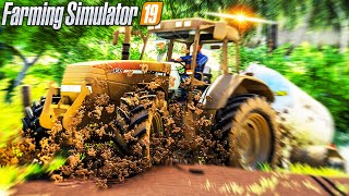 The MOST Realistic MOD  Real Mud for Farming Simulator 19 Tractor Stuck in the mud [upl. by Aneliram995]