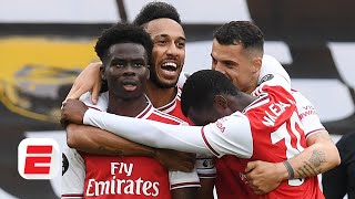 Wolverhampton Wanderers vs Arsenal recap Saka shines as Wolves disappoint  ESPN FC [upl. by Tserrof942]