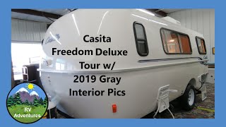 Casita Freedom Deluxe Tour  2019 Colors by RV Adventures [upl. by Onitnerolf493]