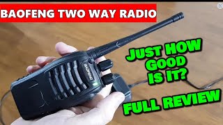 Baofeng BF 888s Two Way Radio Review [upl. by Nelon]