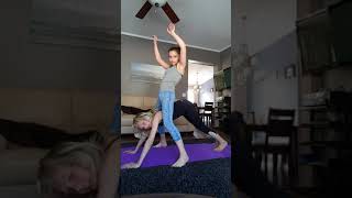 Two person yoga challenge [upl. by Ayekram]