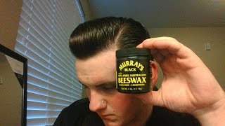 Murrays Black Beeswax Review [upl. by Sirtimid796]