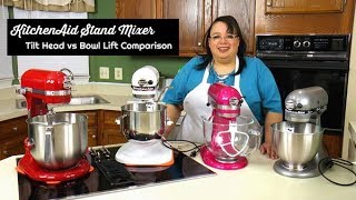 KitchenAid Stand Mixer Tilt Head vs Bowl Lift Comparison  Stand Mixer Review  Whats up Wednesday [upl. by Chrisman]