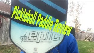 Pickleball Paddle Review Selkirk Epic Amped [upl. by Gallager]