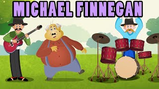 Michael Finnegan HD with Lyrics  Nursery Rhymes by EFlashApps [upl. by Ekle]