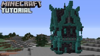 Minecraft 116 Blackstone House Tutorial How to Build [upl. by Neirbo865]