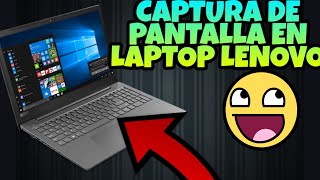 Como hacer una CAPTURA DE PANTALLA en LAPTOP LENOVO 2021 FÁCIL [upl. by Ical932]