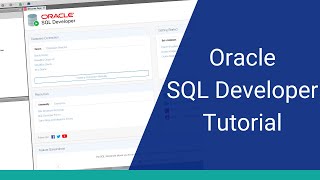 Oracle SQL Developer Tutorial Feature Demonstration [upl. by Leatrice]