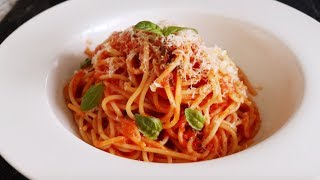 Spaghetti Napoletana  Italian cooking Journey  Homefoodbuzz [upl. by Assener80]