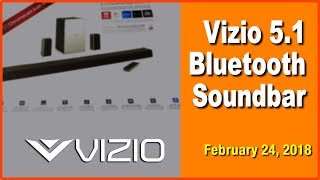 UnboxingSetup  Vizio 51 Bluetooth Soundbar Model SB3651E6 [upl. by Solnit]