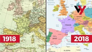 How The World Map Has Changed In 100 Years Since WWI [upl. by Ahto]