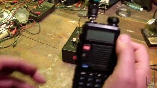 Ham Radio  2 meter handheld radio performance improvement Counterpoise [upl. by Lrac]