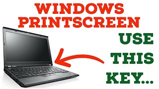 How to Print Screen Screenshot on a Windows Laptop [upl. by Viki409]