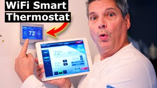 How to Install Honeywell Smart WiFi Thermostat RTH9585WF Wiring [upl. by Erej]