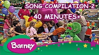 Barney  Song Compilation 2 40 Minutes [upl. by Trula648]