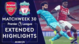 Arsenal v Liverpool  PREMIER LEAGUE HIGHLIGHTS  432021  NBC Sports [upl. by Nynnahs160]