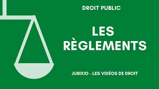 Les règlements définition et distinctions  Les décrets et les arrêtés [upl. by Priest]