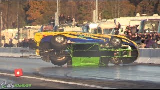 The Craziest Moments in Drag Racing NEW 2018 [upl. by Wappes]