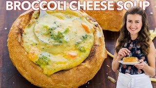 Homemade Broccoli Cheese Soup Recipe [upl. by Gnauq797]