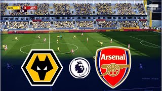 WOLVERHAMPTON vs ARSENAL  ENGLISH PREMIER LEAGUE 202425 [upl. by Mailli174]