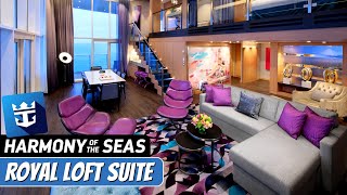 Harmony of the Seas  Royal Loft Suite Walkthrough Tour amp Review 4K  Royal Caribbean Cruise Line [upl. by Justicz5]