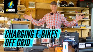 3 Levels Of Off Grid E Bike Charging  Amateur To Pro Setup [upl. by Ginevra]