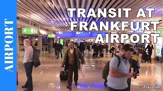 TRANSIT WALK AT FRANKFURT Airport FRA Terminal 1  Connection Flight Transfer Arriving amp Departing [upl. by Sileas]