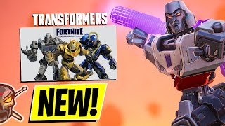 Fortnite TRANSFORMERS PACK Review Gameplay  Combos [upl. by Yolande]