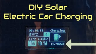 Solar Electric Car Charging At Home [upl. by Norine314]