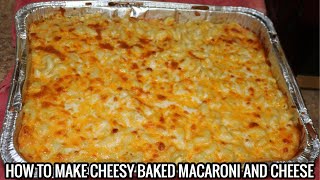 THE EASIEST AND CHEESIEST MACARONI AND CHEESE RECIPE [upl. by Claudette]