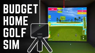 Garmin R10 Insane Home Golf Simulator Setup [upl. by Erasaec]